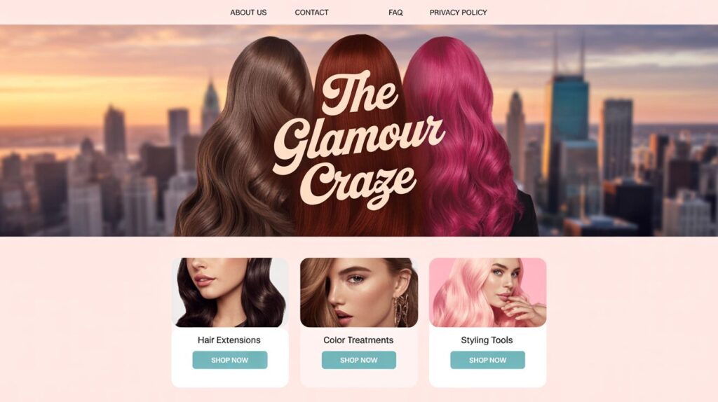 a landing page website for the glamour c 8ZwxnVkXRl2cxvsM5J0B0g wsS ppAuQxSZfh3nLSsukQ