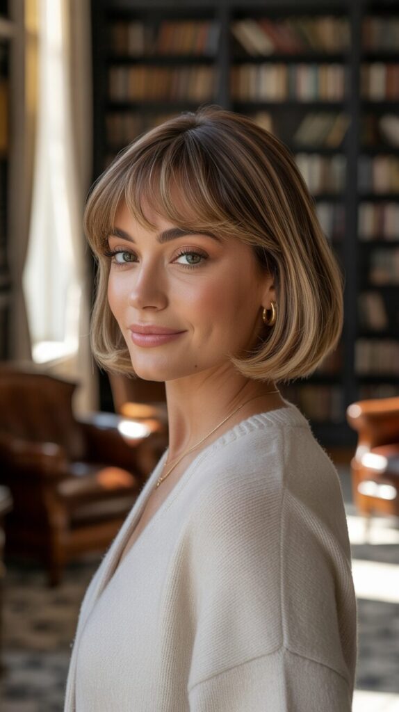 a photograph of a woman with a chic lob XydOTOLDQO Ev8Zb TT3wA Htp B q7QDestYUAjKF7bQ