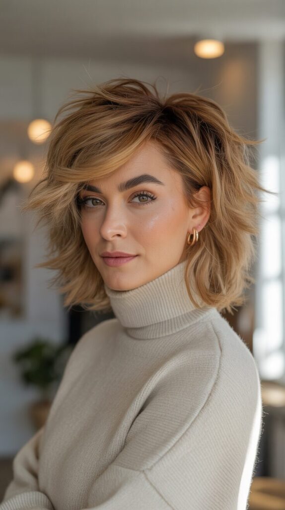 a photograph of a woman with a stylish s TcuyIH1NRzuY8ieRiEC UQ pj hIhtYQtOTyLa jZeh4w