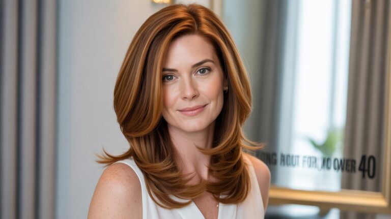 10 Long Haircut For Women Over 40 That Bring Movement Effortless Beauty