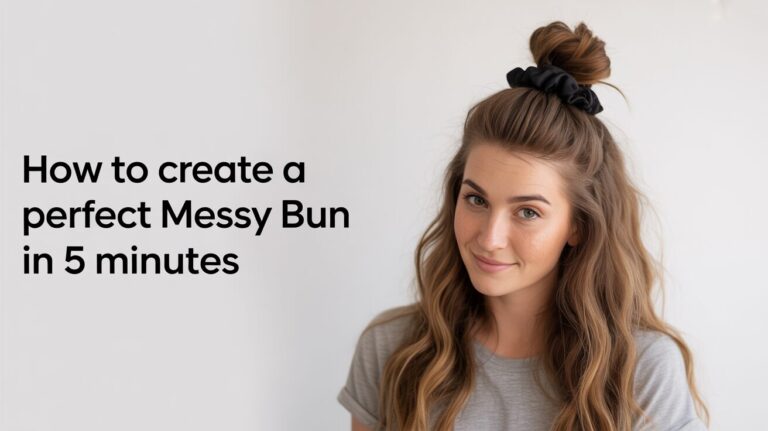 How to Create a Perfect Messy Bun In 5 Minutes: Step-by-Step Guide